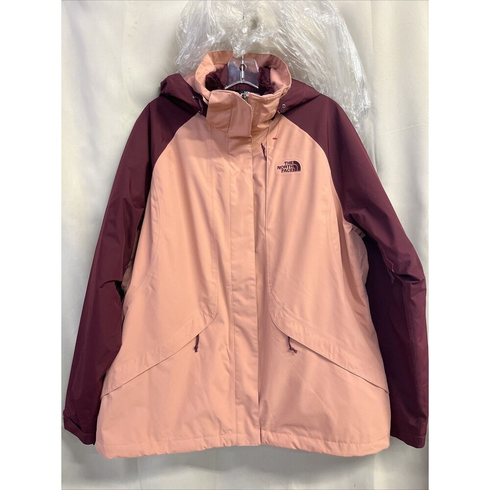 The North Face Women’s New Original Triclimate Jacket– Burgundy Rose Lightweight
